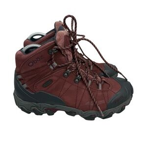 Oboz Women's Insulated Winter Boots - Dark Red